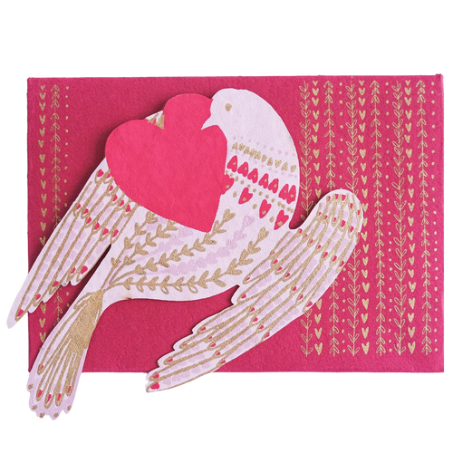 Heart Bird Card