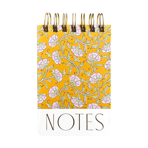 Chunky Notepad - Gold Flower