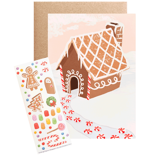 Gingerbread House - Sticker Scene Gingerbread House - Sticker Scene