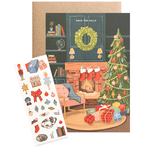 Cozy Fireplace - Sticker Scene Cozy Fireplace - Sticker Scene