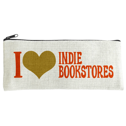 Indie Bookstore Love Pencil Pouch