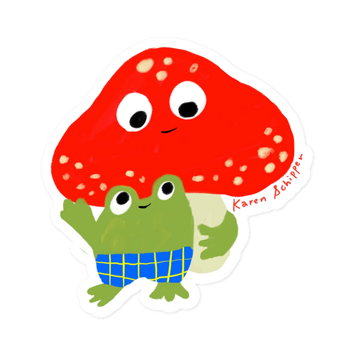 Toadstool Sticker