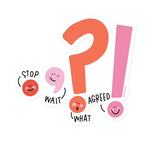 Punctuation Decal Sticker