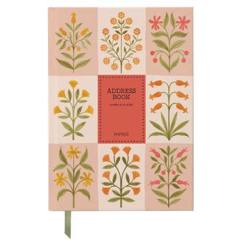 Floral Patchwork Address Book