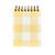 Gingham Pattern Mini Jotter