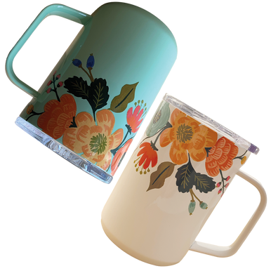 Corkcicle Rifle Paper Co. Hydrangea Coffee Mug 16oz