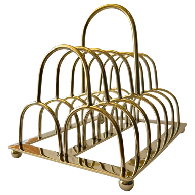 Brass Toast Stand