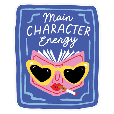 Main Character Energy Sticker - postscript