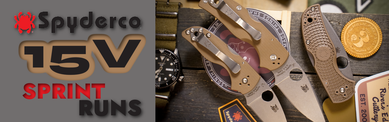 Spyderco 15V Sprint Runs
