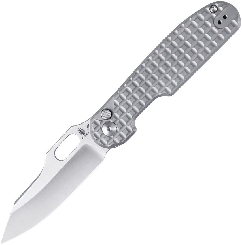 Kizer Cormorant Frag Pattern Titanium / Satin 20CV - KI4562A4