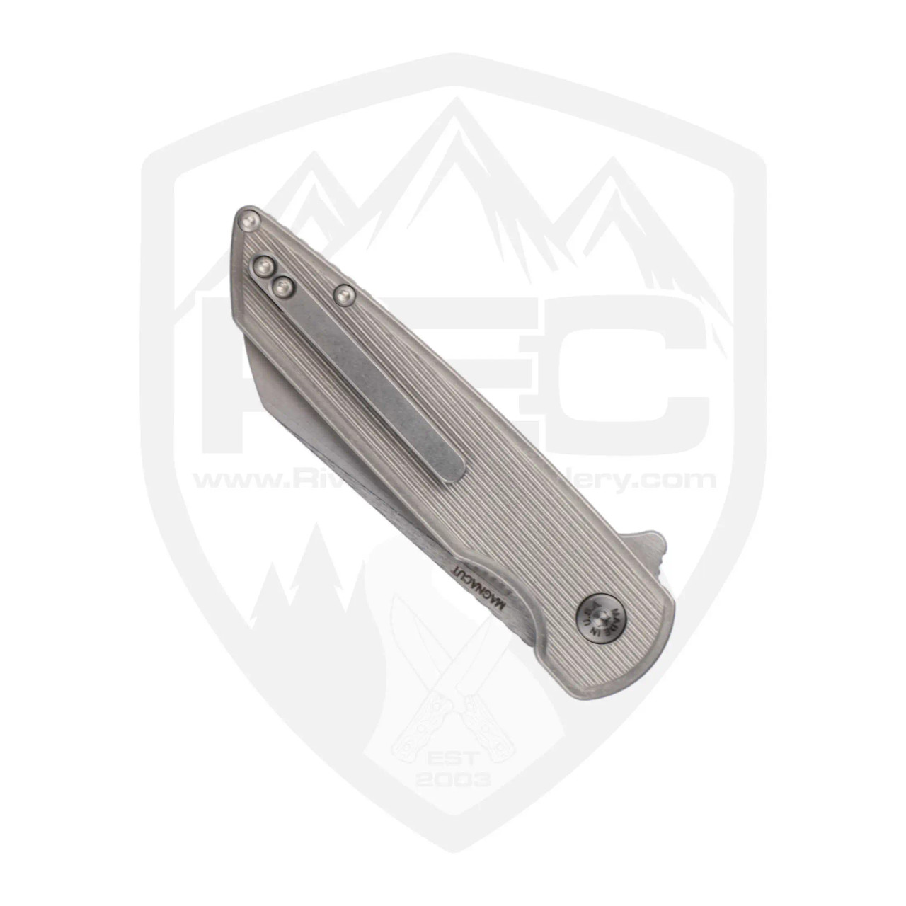 ABW American Blade Works Model 2 Liner Lock Wharncliffe, Milled