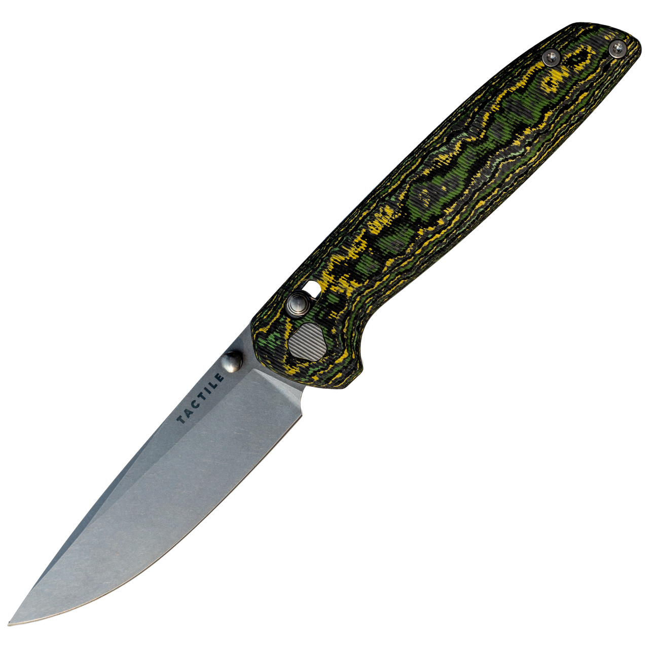 Tactile Knife Co Maverick, Milled Toxic Storm Carbon Fiber