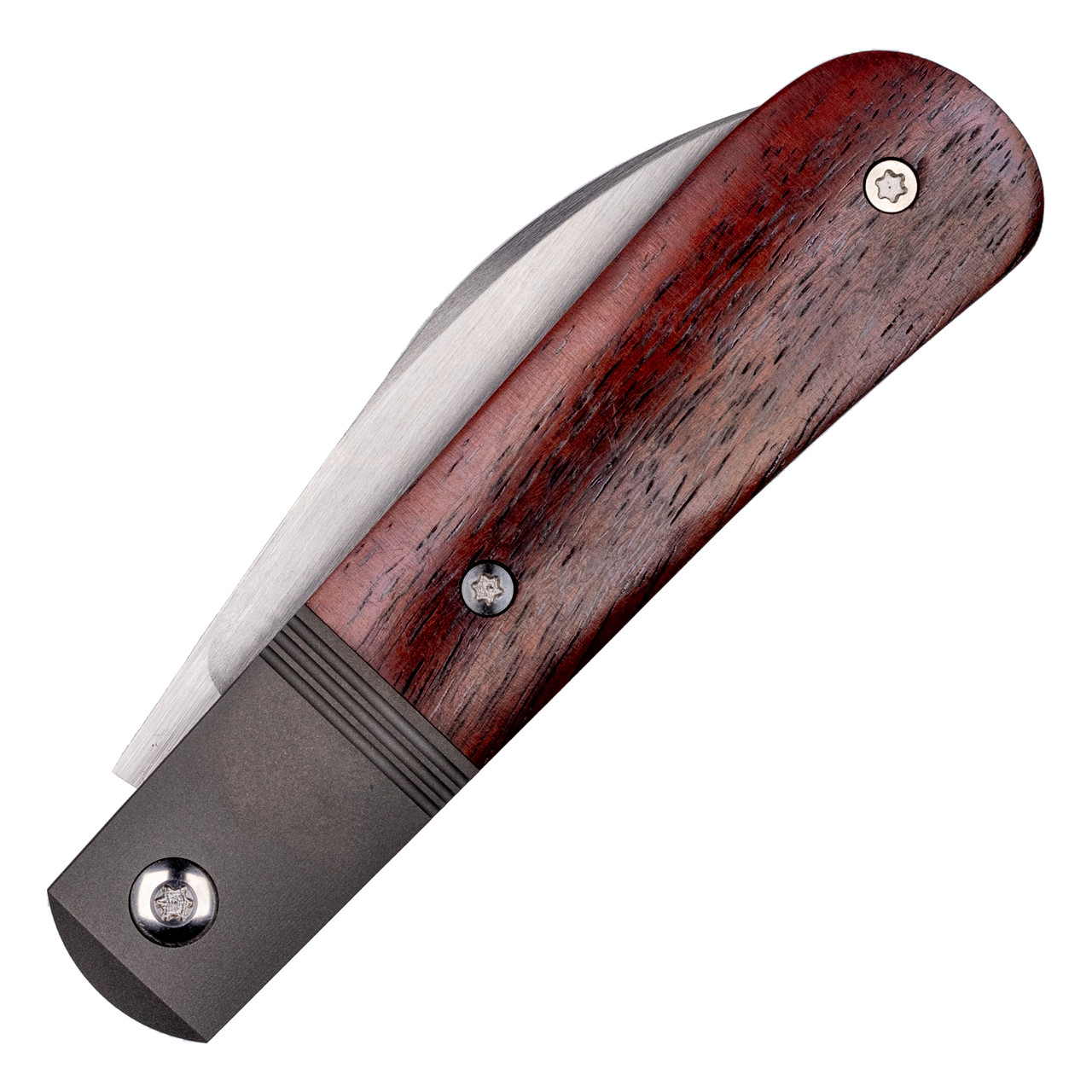 Jack Wolf Knives Laid Back Jack, Rosewood & Titanium / Satin CPM S90V