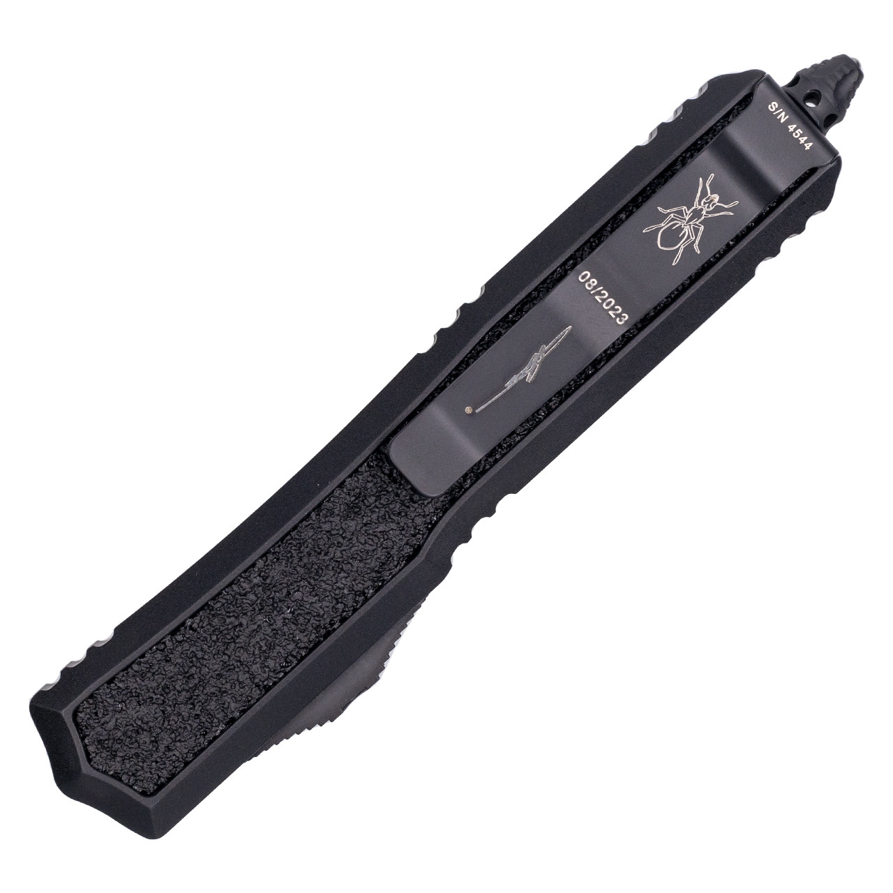 Microtech Makora Double Edge Tactical, Black Aluminum / Fully