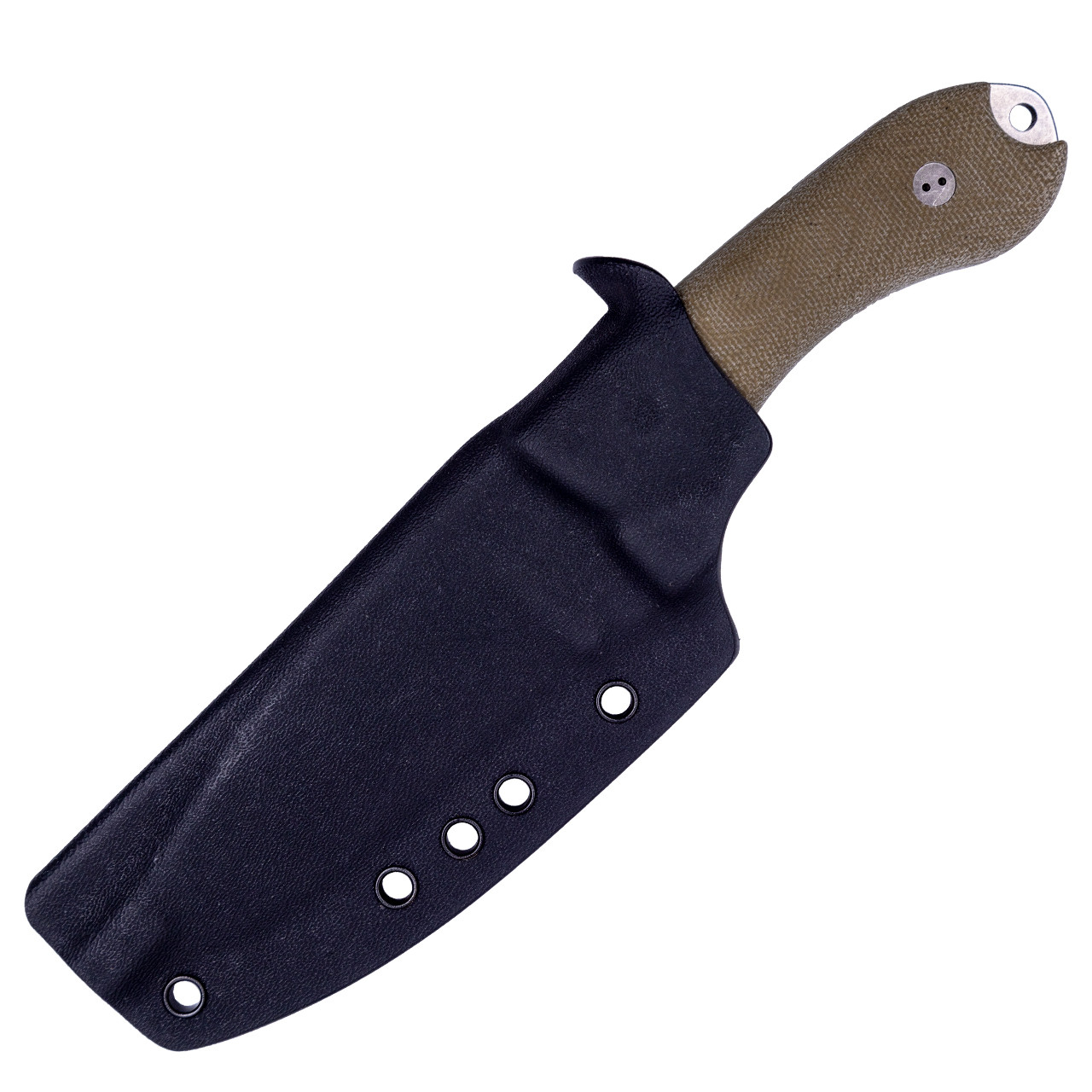Bradford Knives Guardian 4.2 Sabre Stonewash, 3D OD Green Micarta