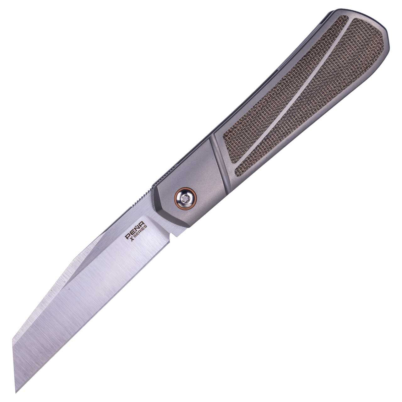 Peña X-Series XL Raptor | Green Micarta with M390