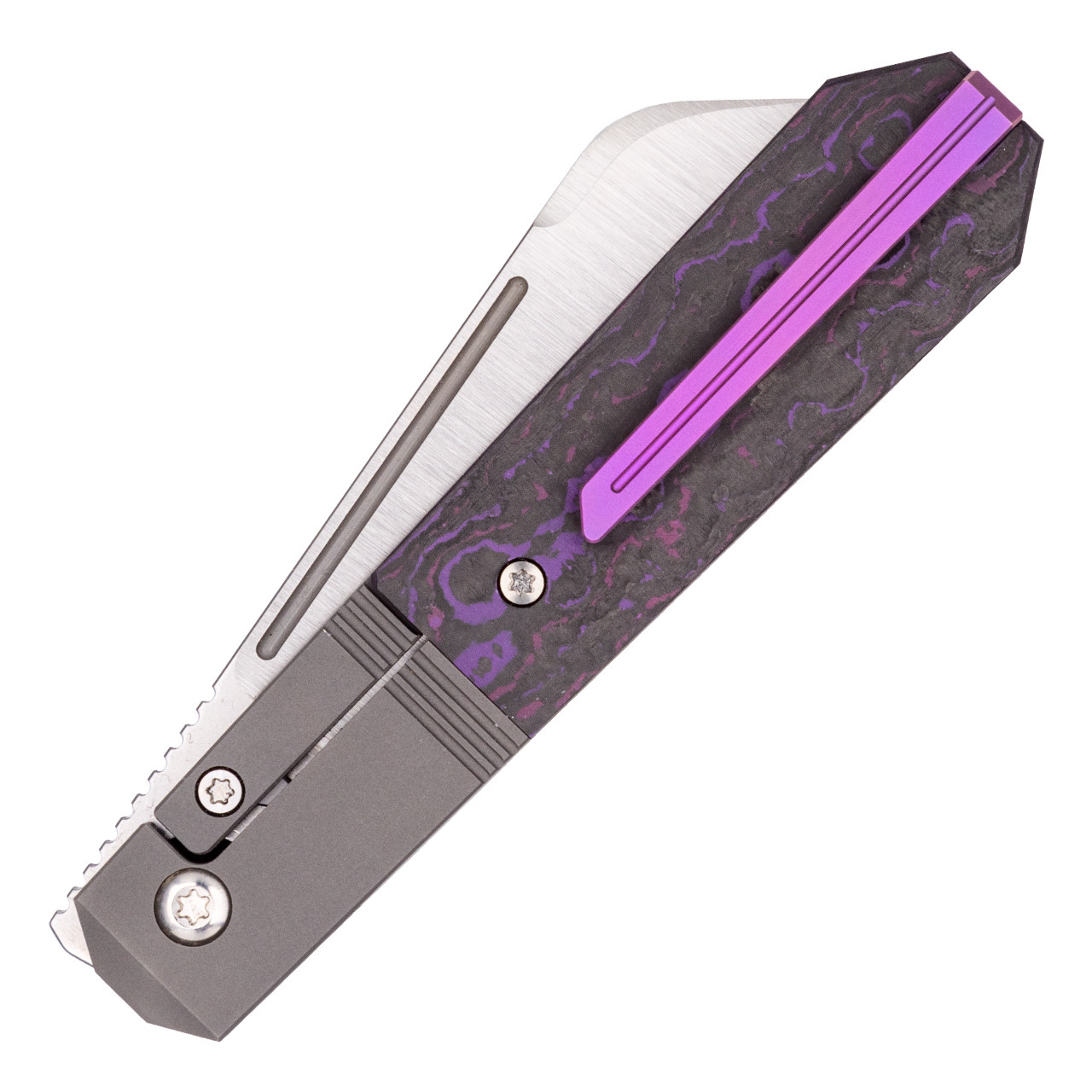 Jack Wolf Knives After Hours Jack, Fat Carbon Purple Haze / Belt