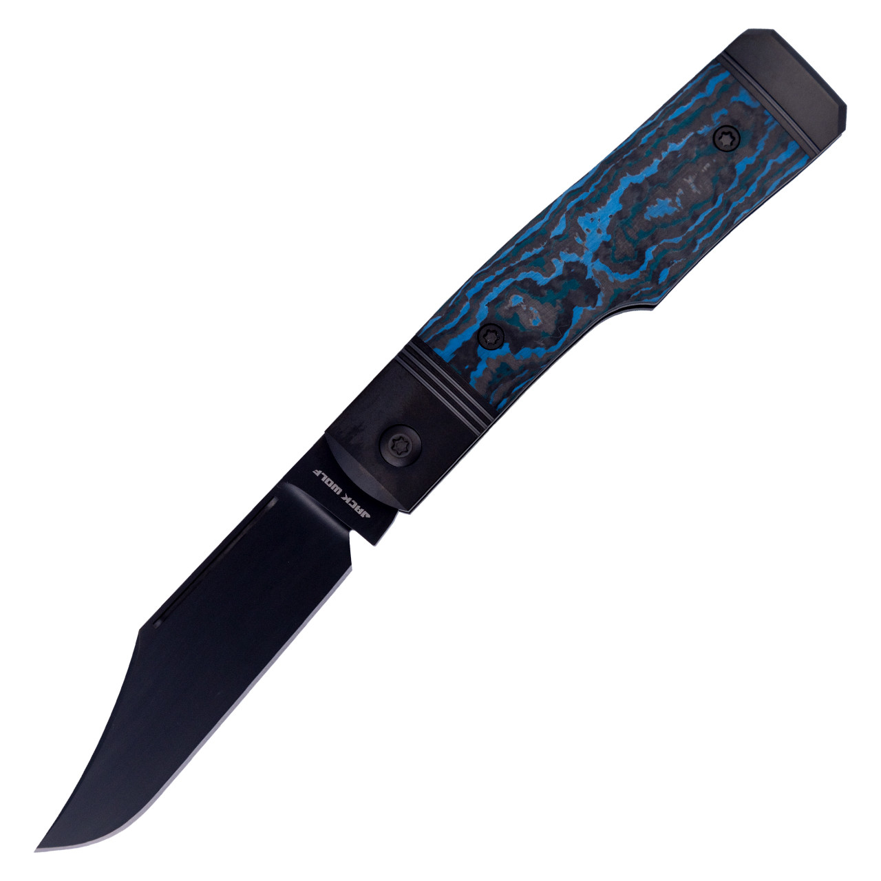 Jack Wolf Knives Sharpshooter Jack, Arctic Storm Fat Carbon / DLC