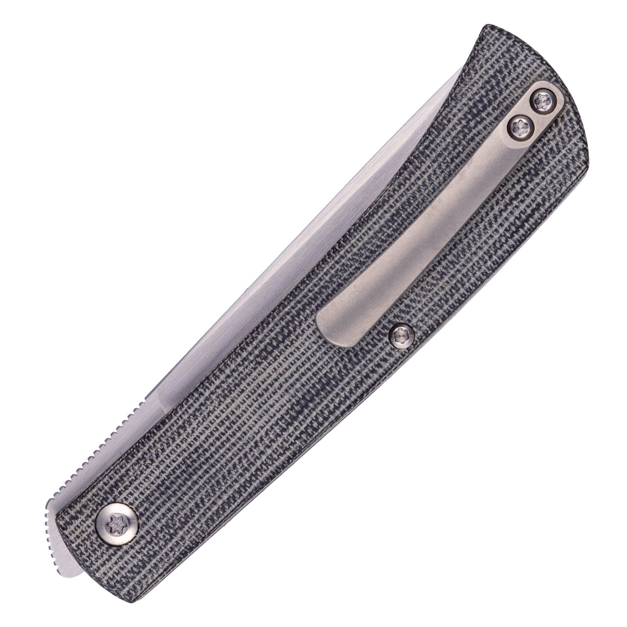 ESNYX SL Workhorse, Black Micarta with Mokuti Shield / Hand Satin M390