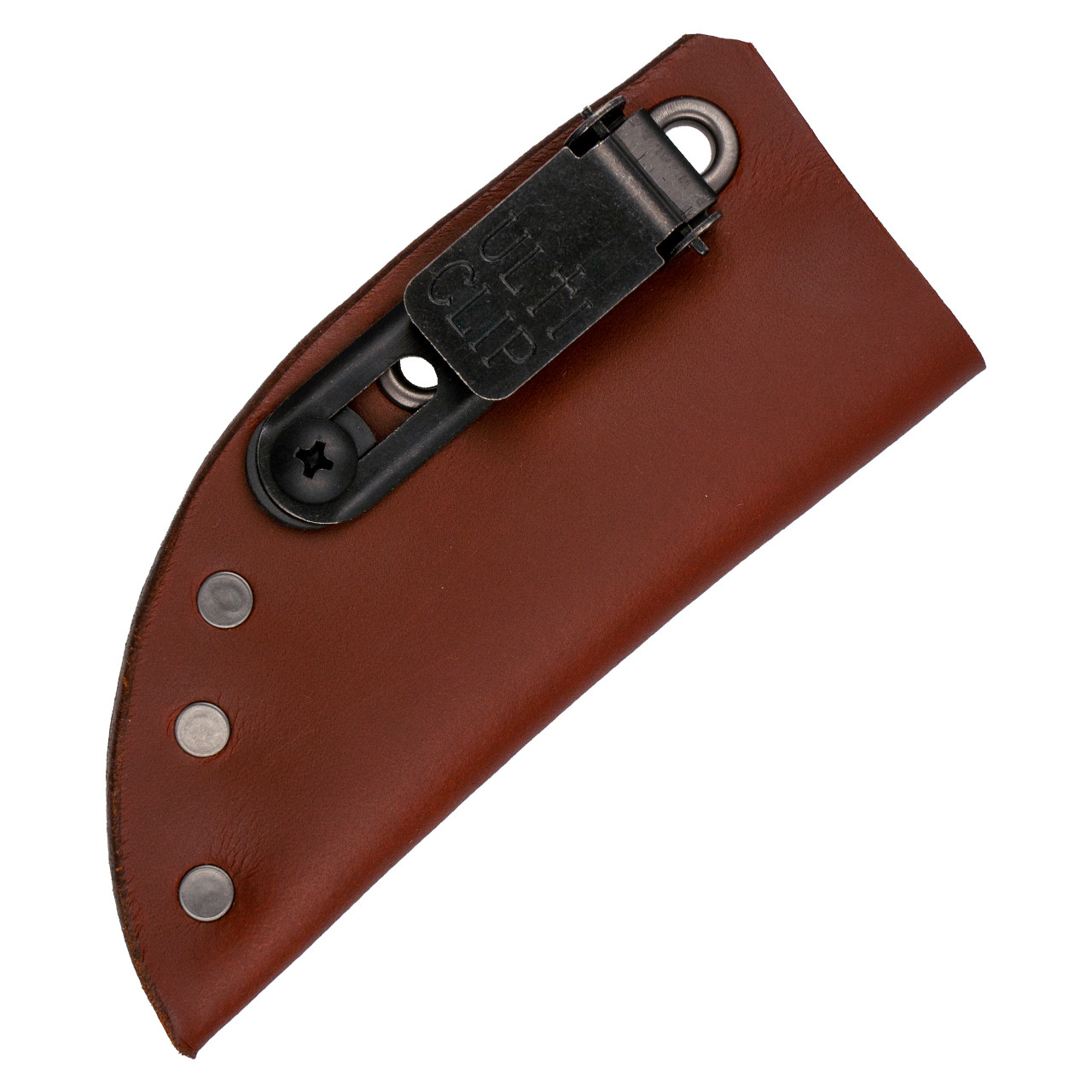 Knives By Nuge Wicket Purple G10 / Nitro-V - Leather Pocket Sheath
