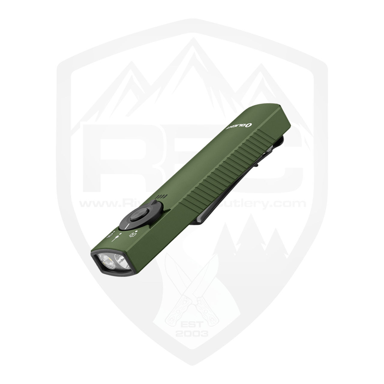 Olight Arkfeld Pro OD Green Aluminum, Cool White Light