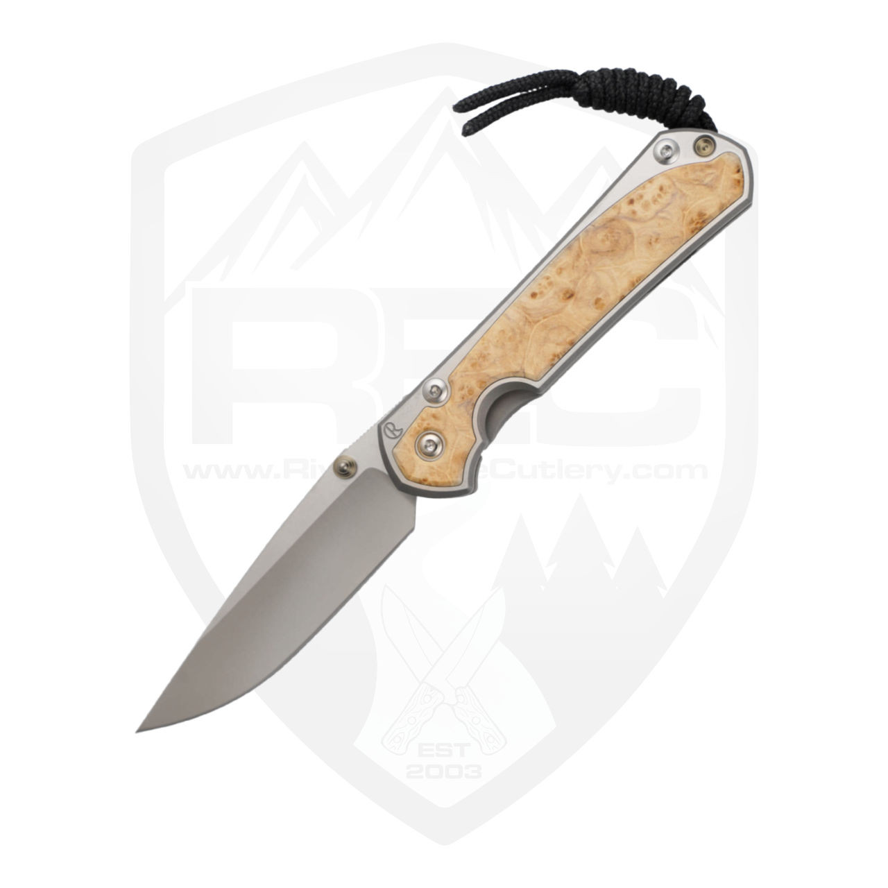 Small Sebenza 31 | Box Elder Inlay, Polished Magnacut | CRK