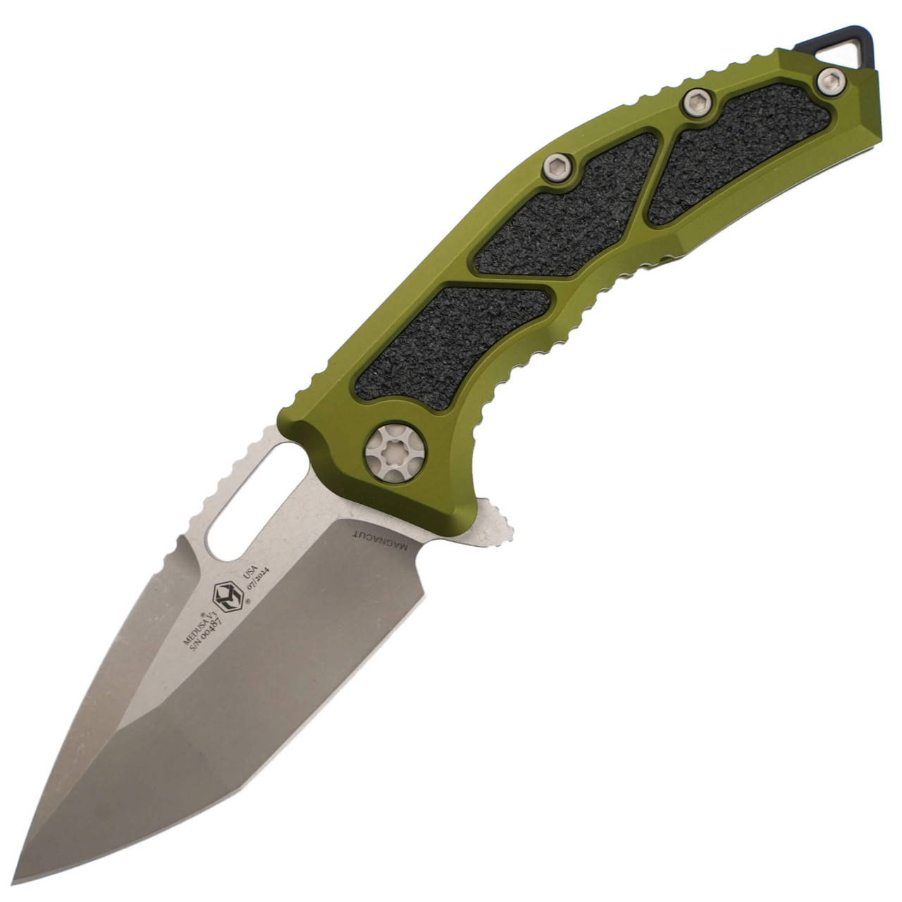 Heretic Medusa | OD Green Aluminum, Battleworn MagnaCut