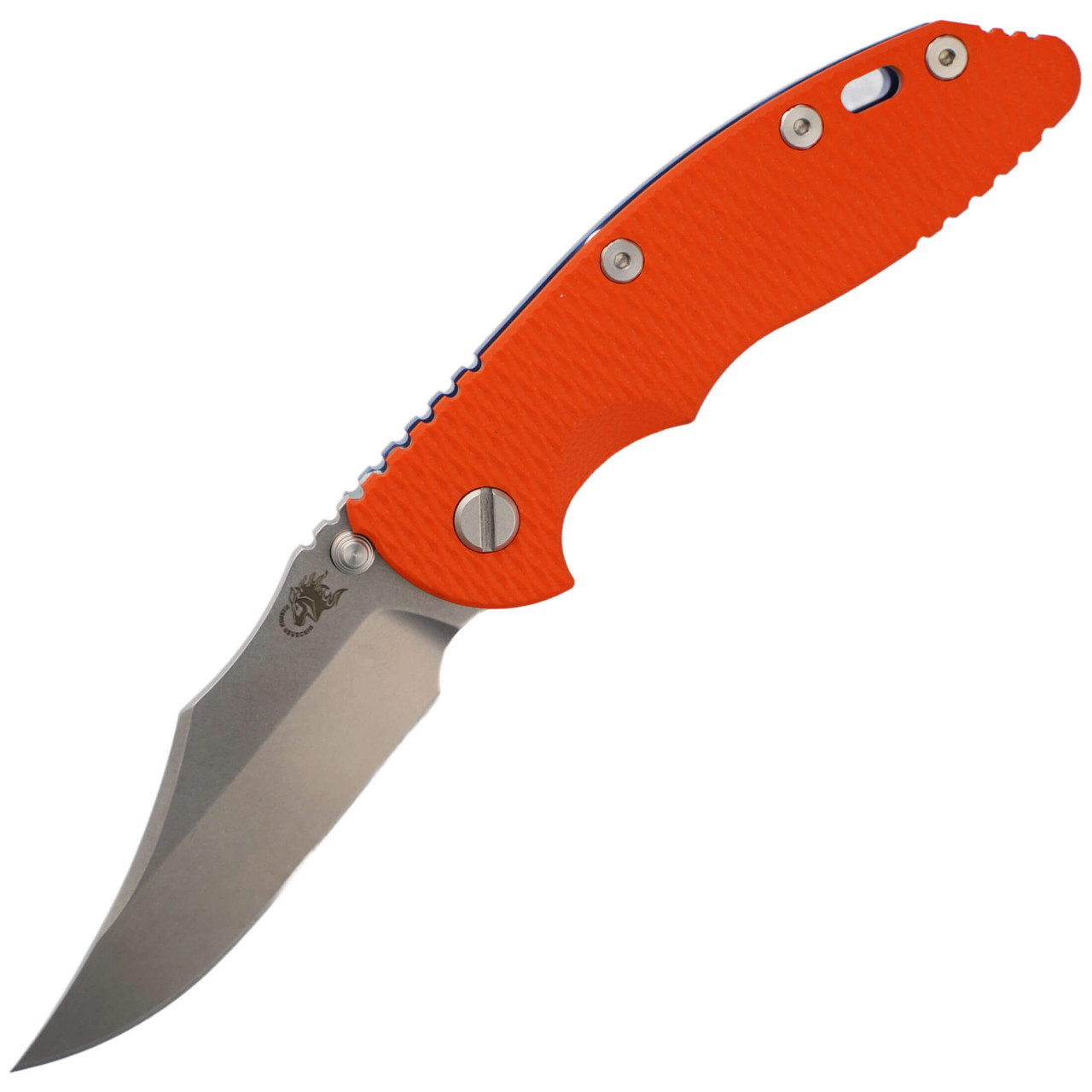 Hinderer XM-18 3.5 | Bowie, Non-Flipper | Stonewash Blue