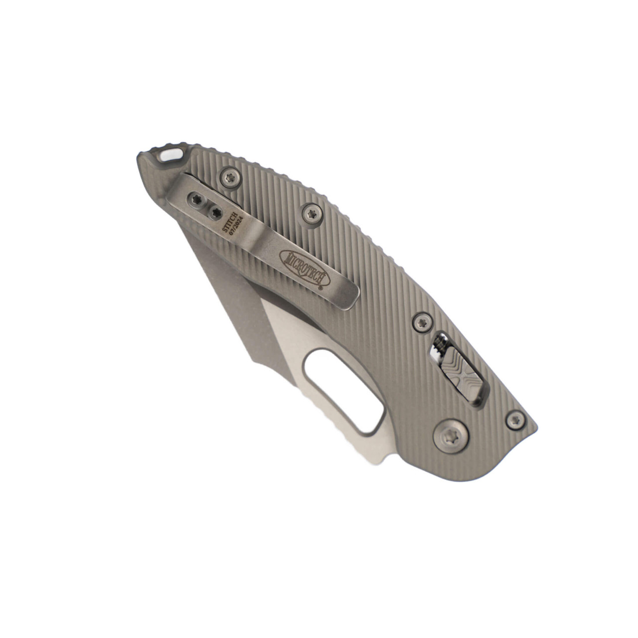 Microtech Stitch | Ram-Lok | Natural Clear Aluminum