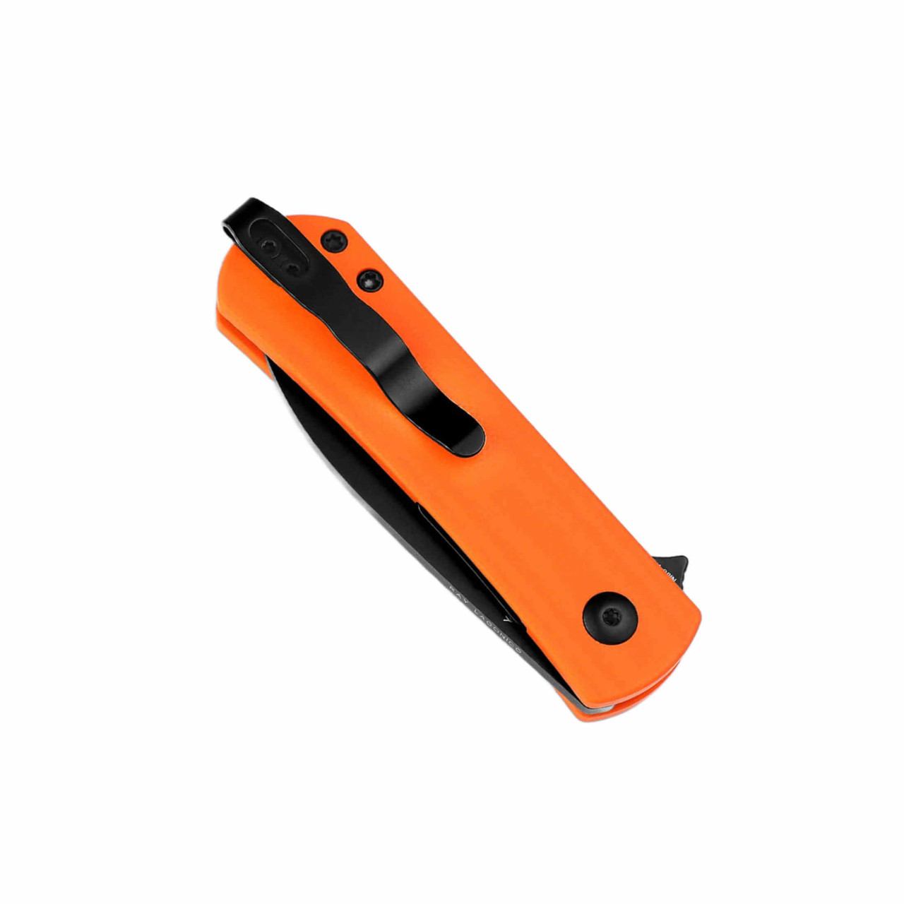 Kizer Yorkie Flipper Knife | Orange G10, Black Nitro-V