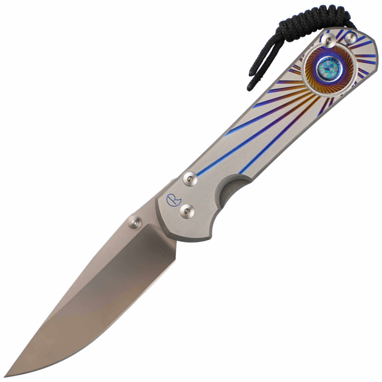 CRK Large Sebenza 31 Unique Graphic Opal Cabochon MagnaCut