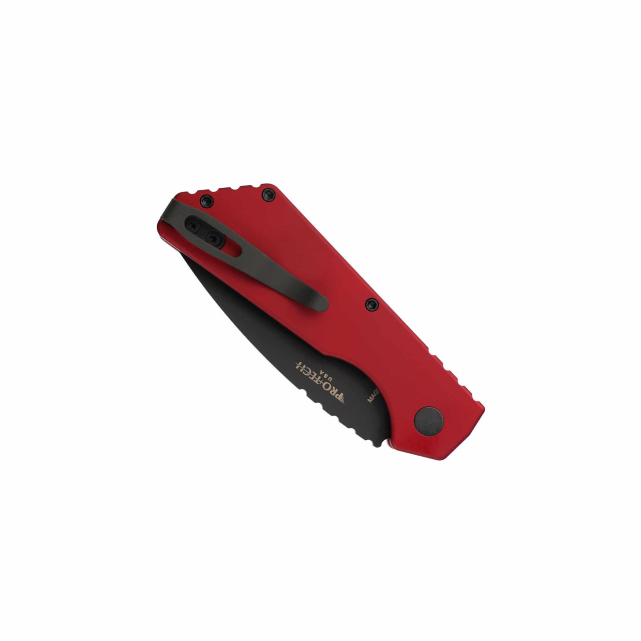 ProTech Strider PT+ Red, Black MagnaCut | Auto Knife