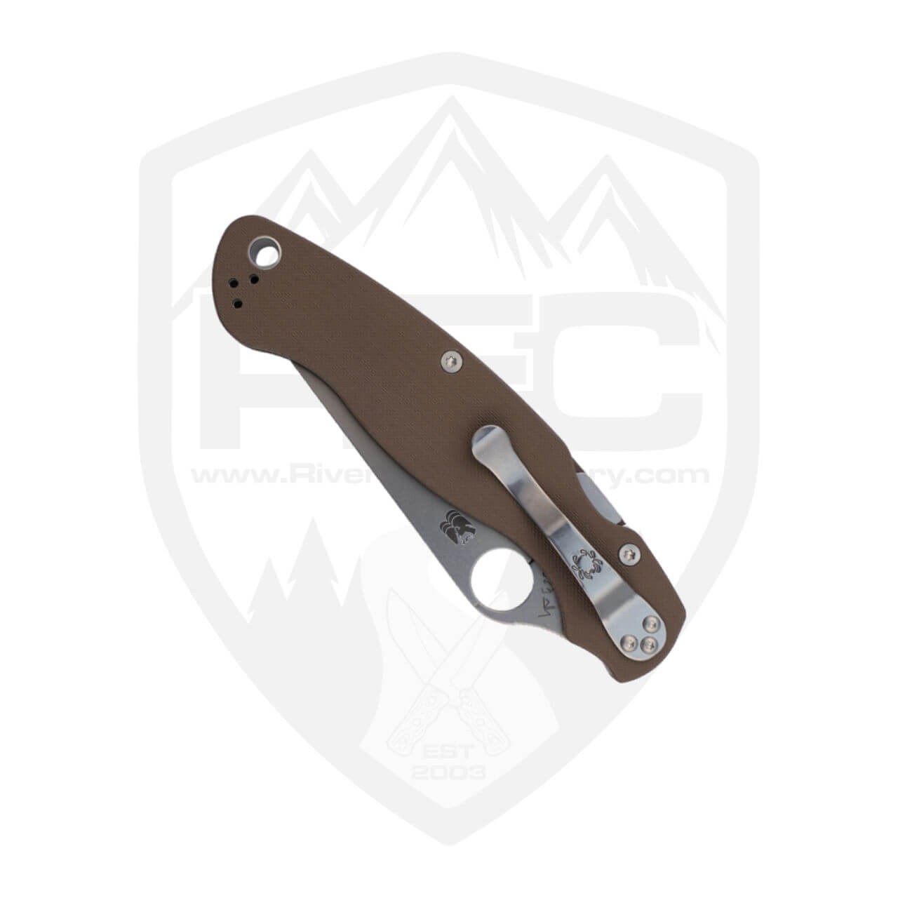 Spyderco Military 2 | Brown G10 Stonewash 15V - C36GPBN15V2