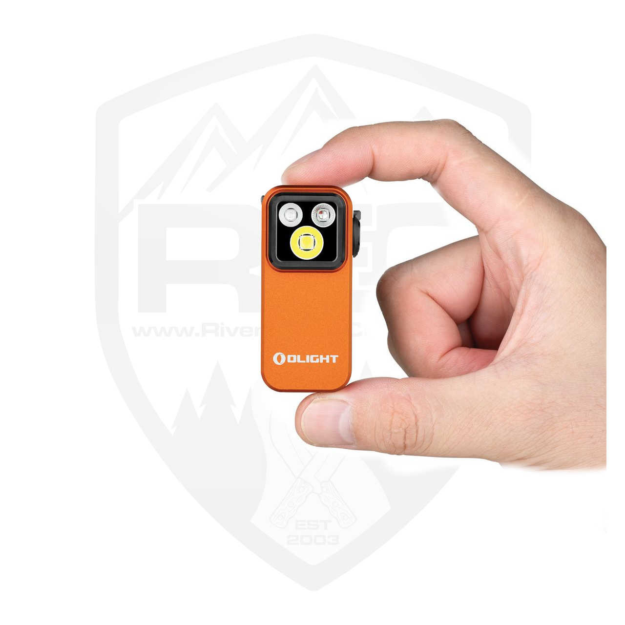 Olight Oclip | Orange 300 Lumen Versatile Clip Light