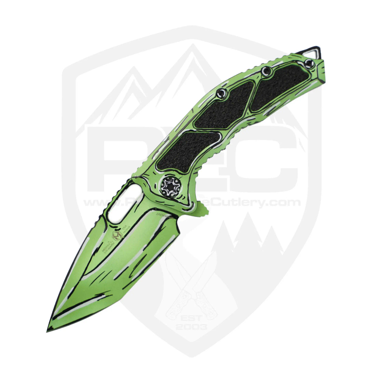 Heretic Medusa Manual | Cel Shade Toxic Green MagnaCut Tanto