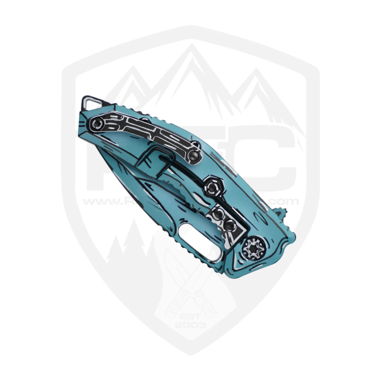 Heretic Medusa Manual | Cel Shade Turquoise MagnaCut Tanto