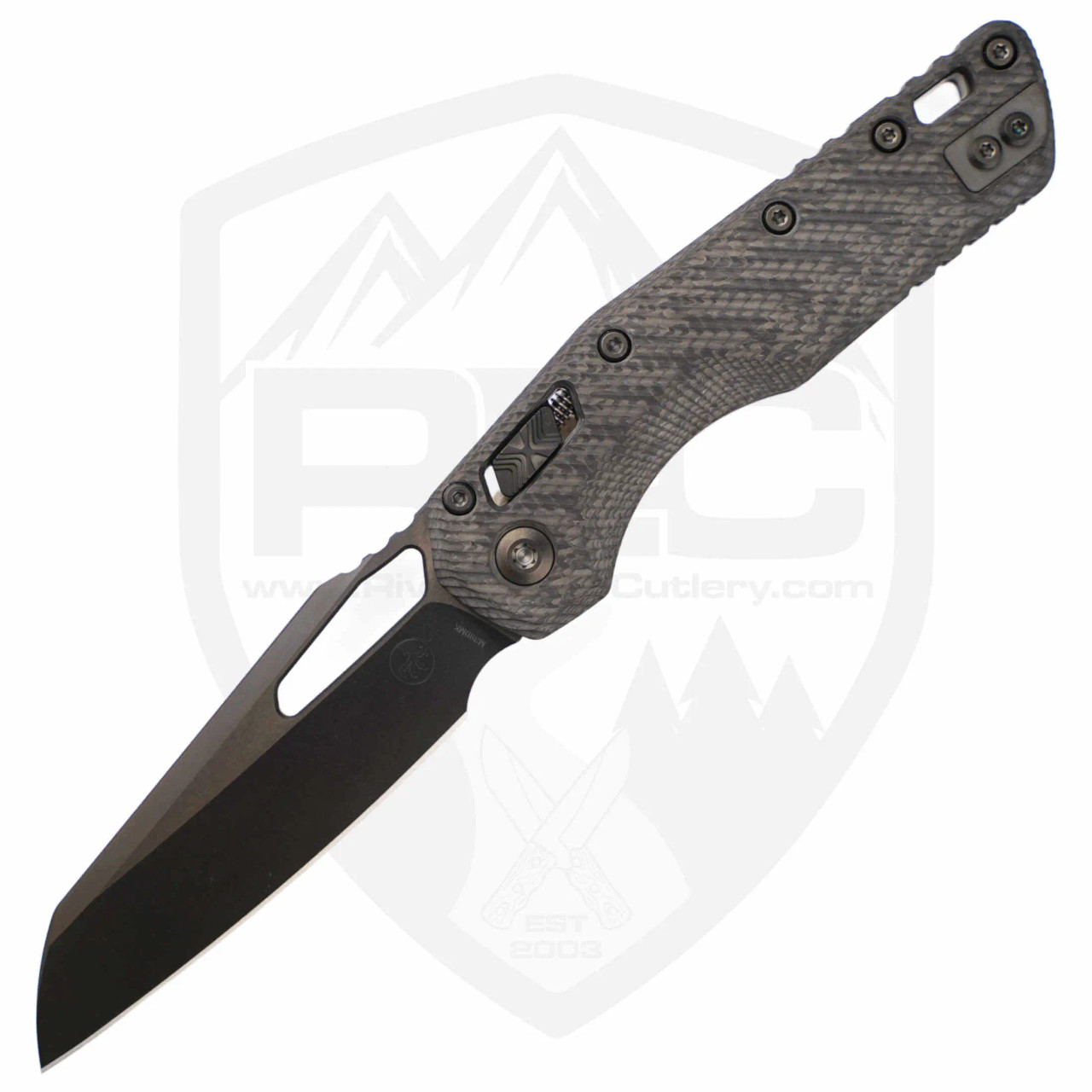 Microtech MSI | Fluted Carbon Fiber, DLC M390MK