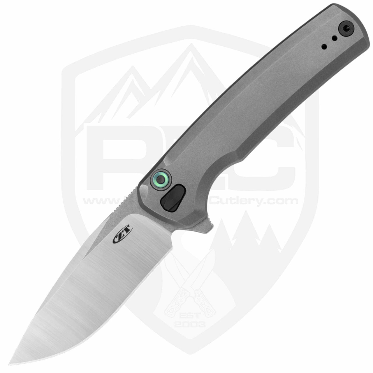 Zero Tolerance 0044 Bead Blasted Titanium, Satin S45VN