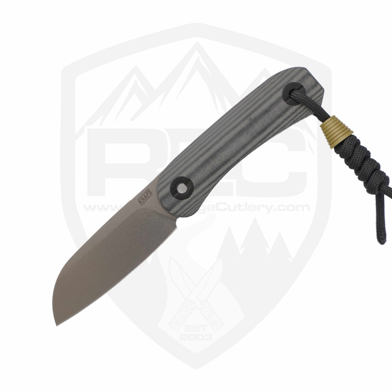 Knafs Lander 4 Fixed Blade | S35VN Sheepsfoot, Micarta