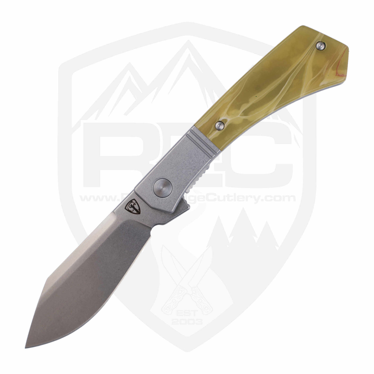 Finch Knife Co | Stray Dog, Cream Soda Resin, N690 - SY530
