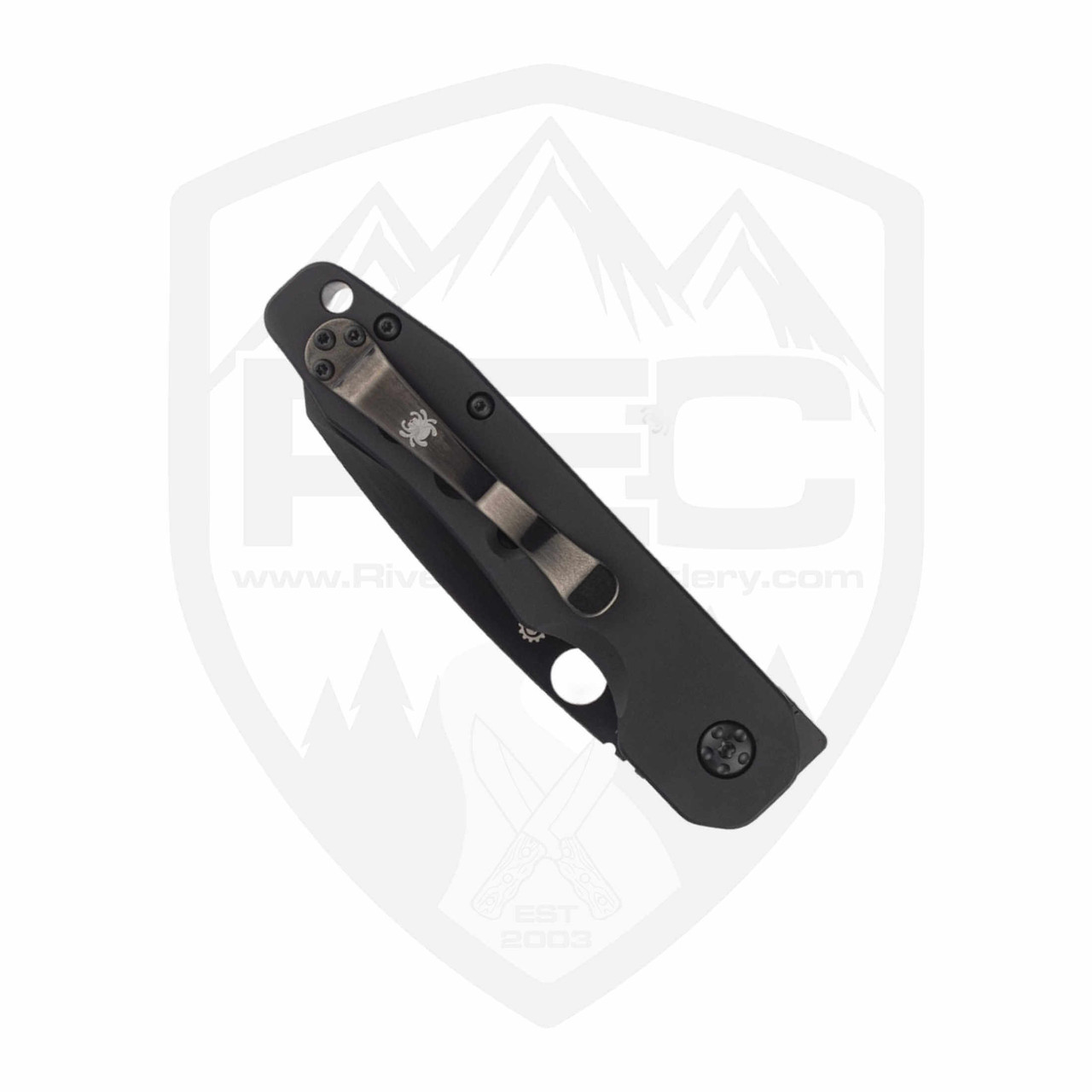 Spyderco Smock | Black Aluminum CruWear Exclusive
