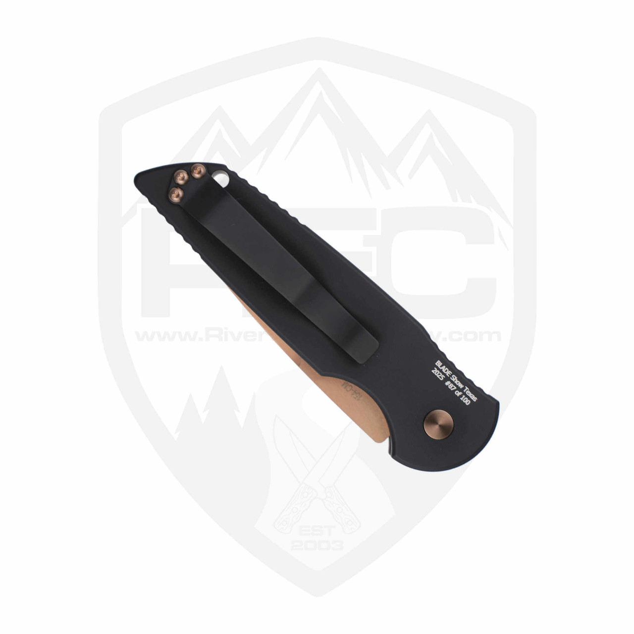 ProTech TR-3 Auto | Rose Gold Texas Blade Show Ltd. Edition