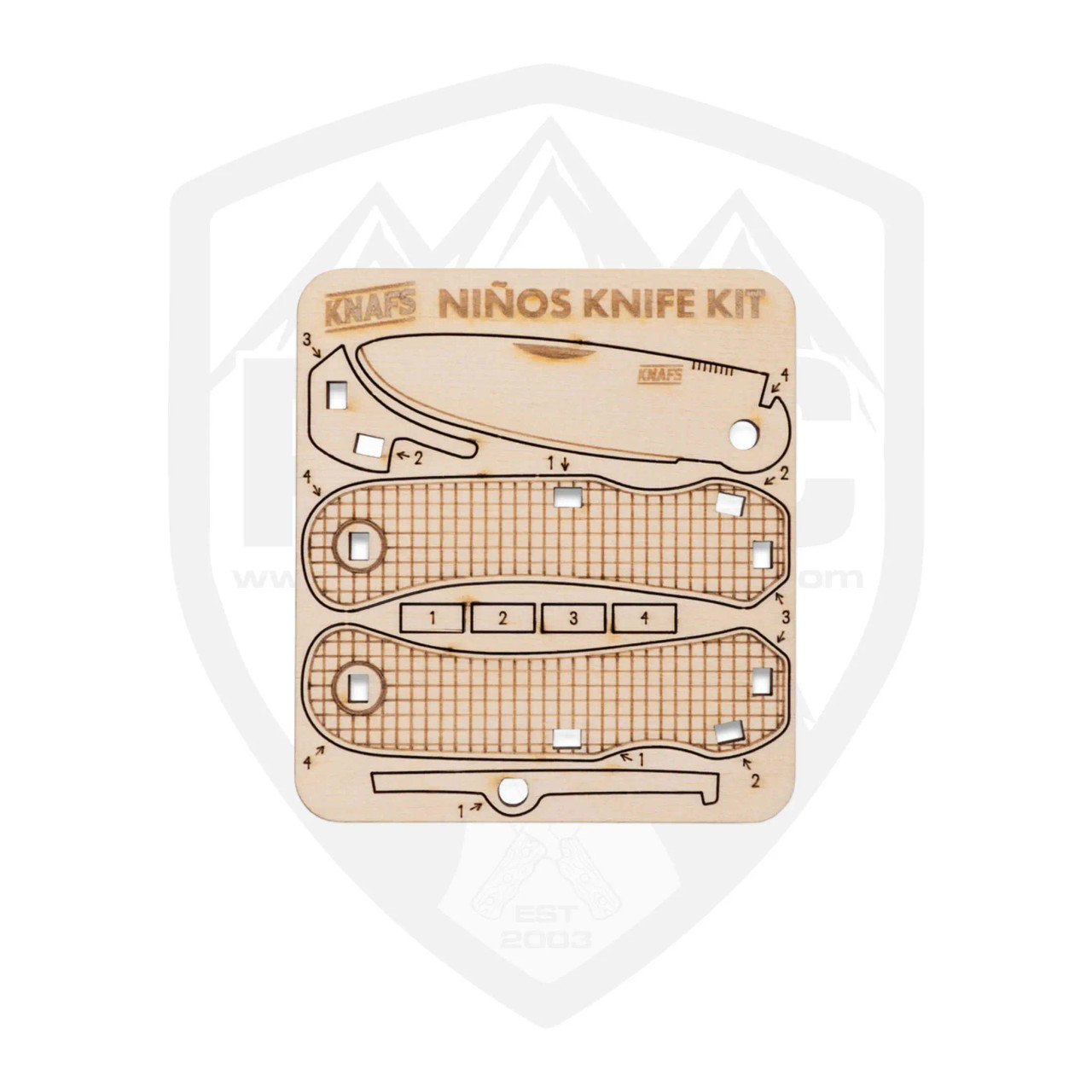 Knafs Niños | Wood Toy Knife Assembly Kit for Kids