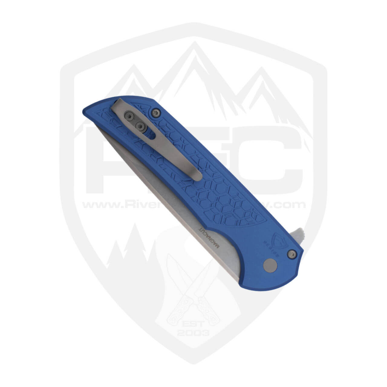ProTech Mordax | Blue Gridlock Aluminum with MagnaCut