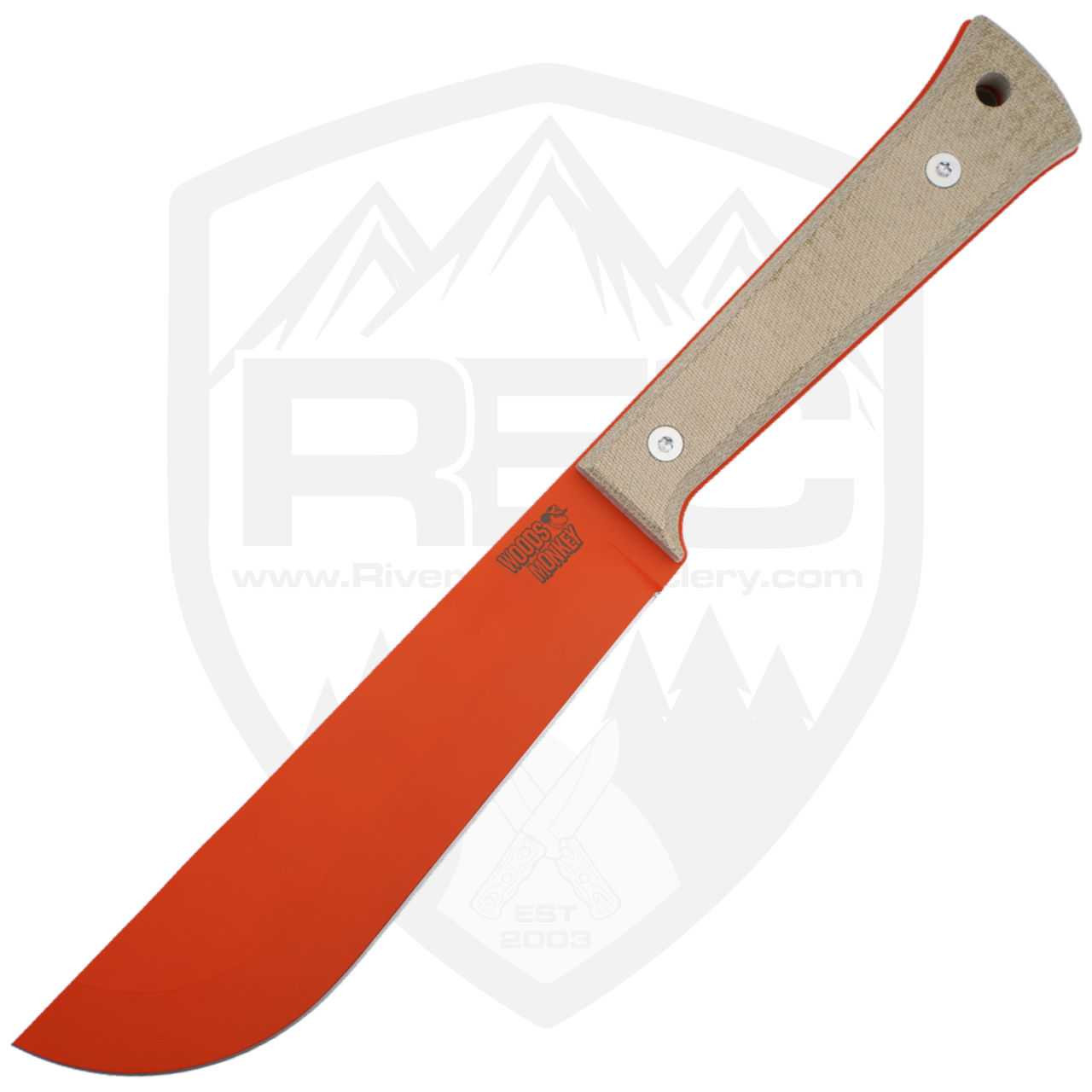 Woods Monkey Half/Chete | OD Green Micarta with 1095