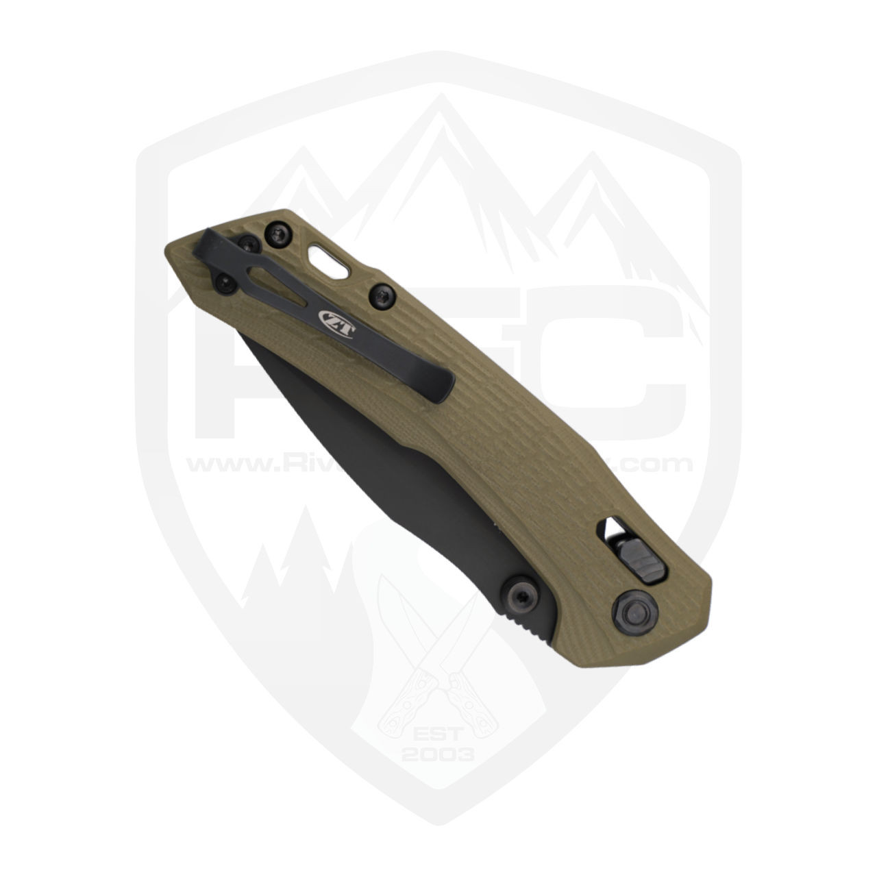 Zero Tolerance 0203 DuraLock Olive G10, Black M4