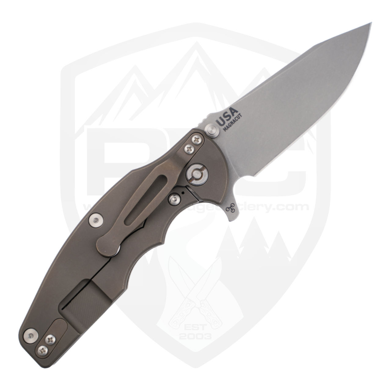 Hinderer Knives Jurassic Slicer Hollow Ground OD Green G10 Battle