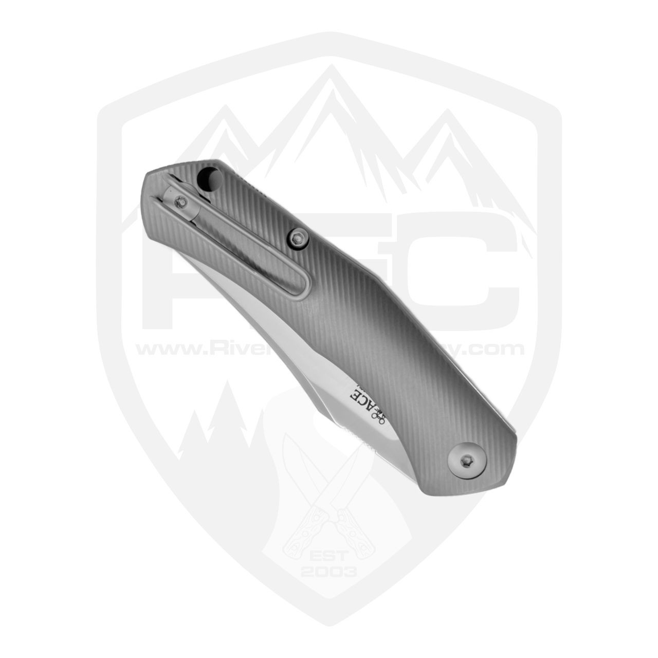 GiantMouse ACE Jutland Slip Joint Titanium, Satin S90V