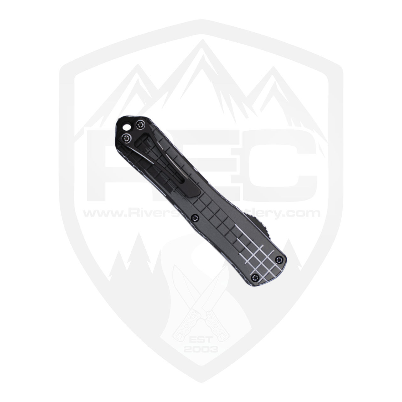 Heretic Manticore E Recurve OTF Cel Shade Stealth Gray Aluminum