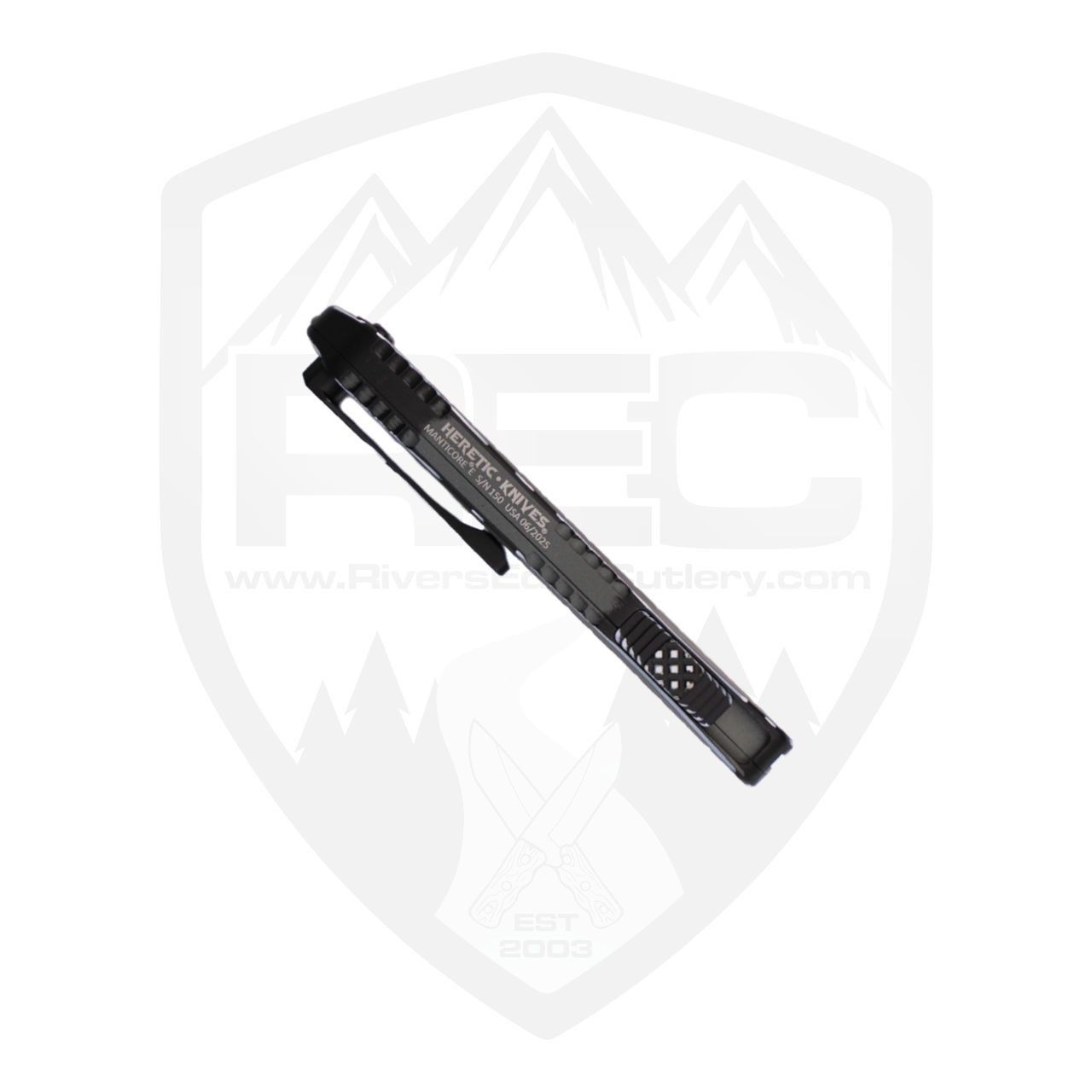 Heretic Manticore E Recurve OTF Cel Shade Stealth Gray Aluminum